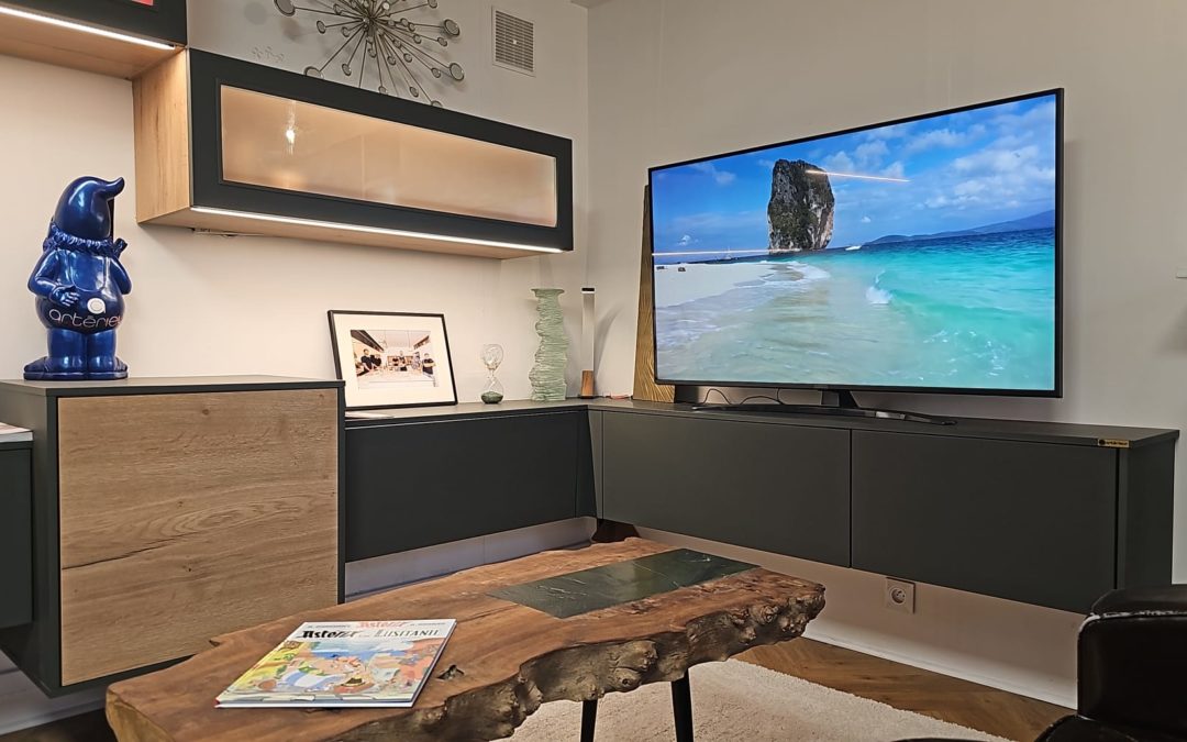 Meuble TV sur-mesure : Artérieur imagine votre espace salon à votre image